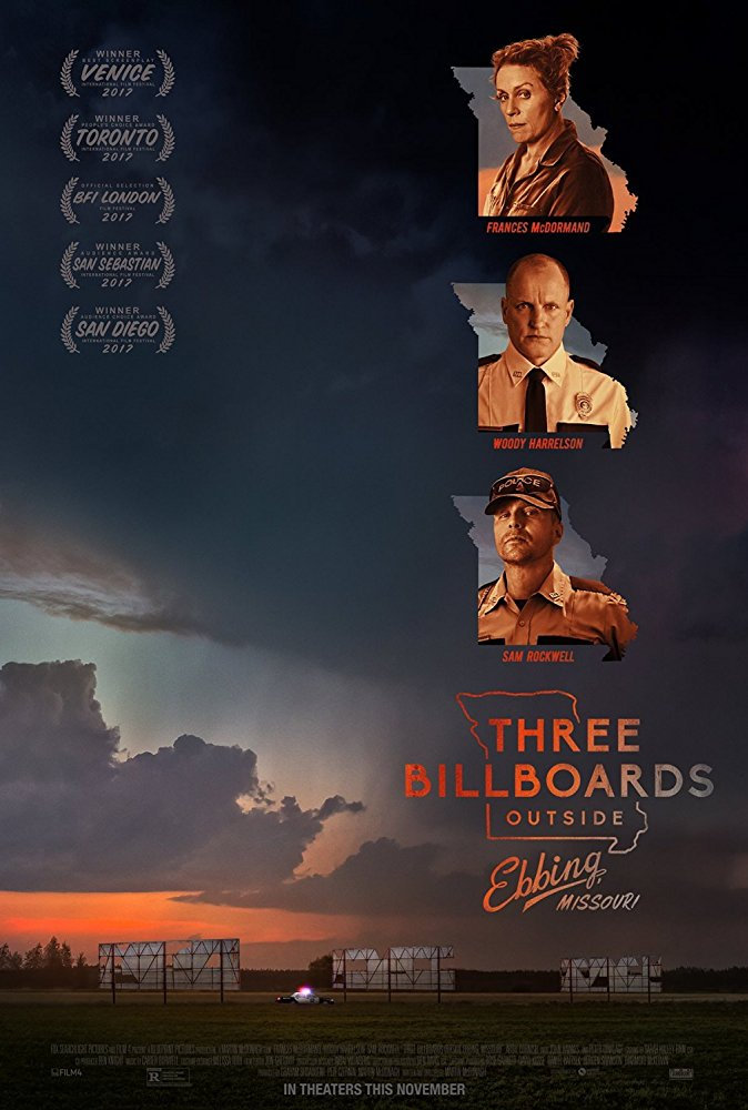 Rob Reviews “Three Billboards Outside Ebbing, Missouri”